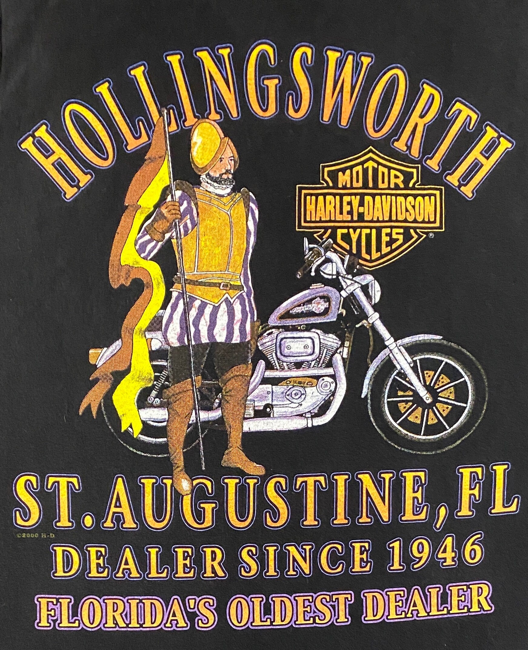 Harley Davidson St. Augustine, Florida Graphic Tee | Size XXL