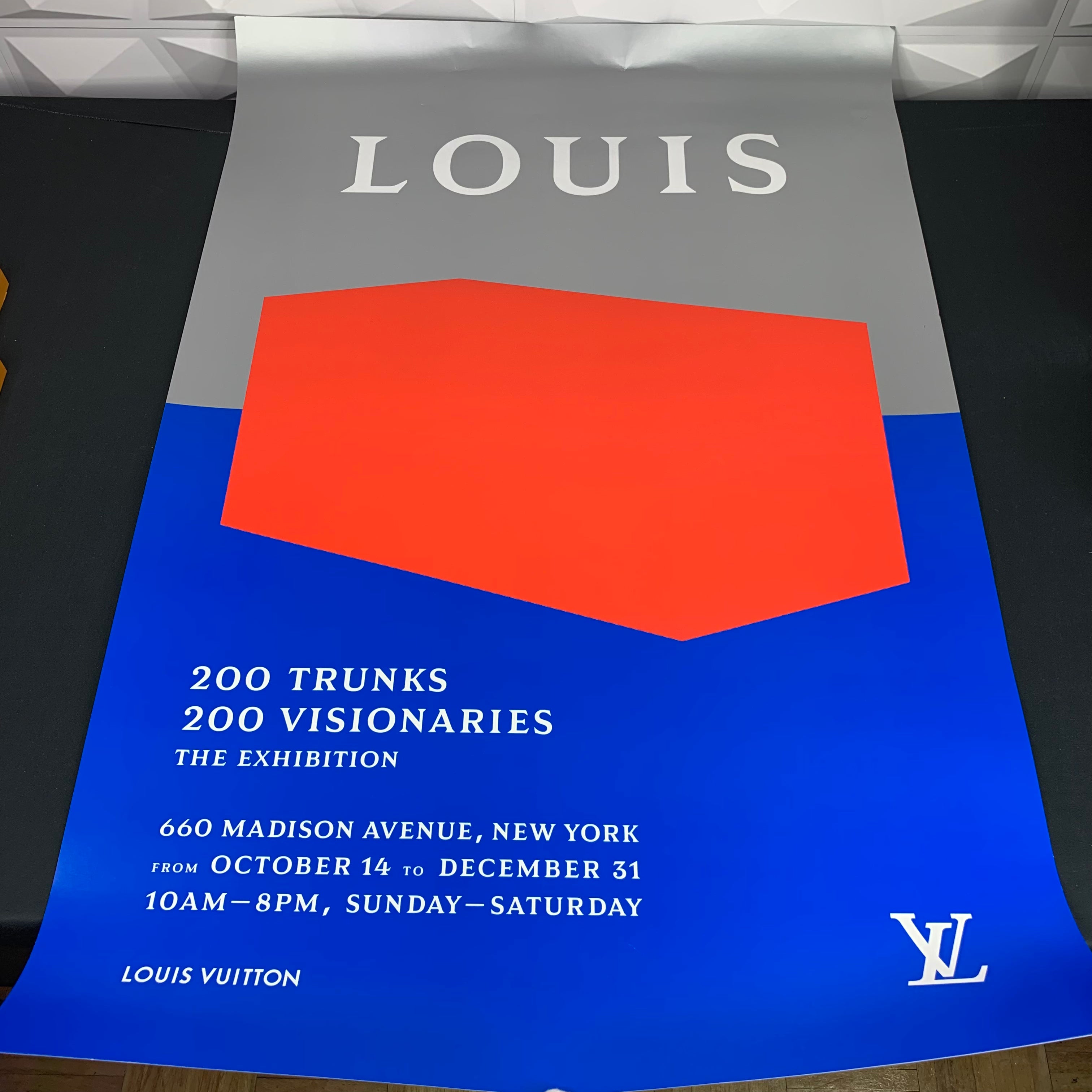 🔥 Crazy Louis Vuitton $$ Auction 🔥 - Louis Vuitton NYC Exclusive 200  Trunks Poster