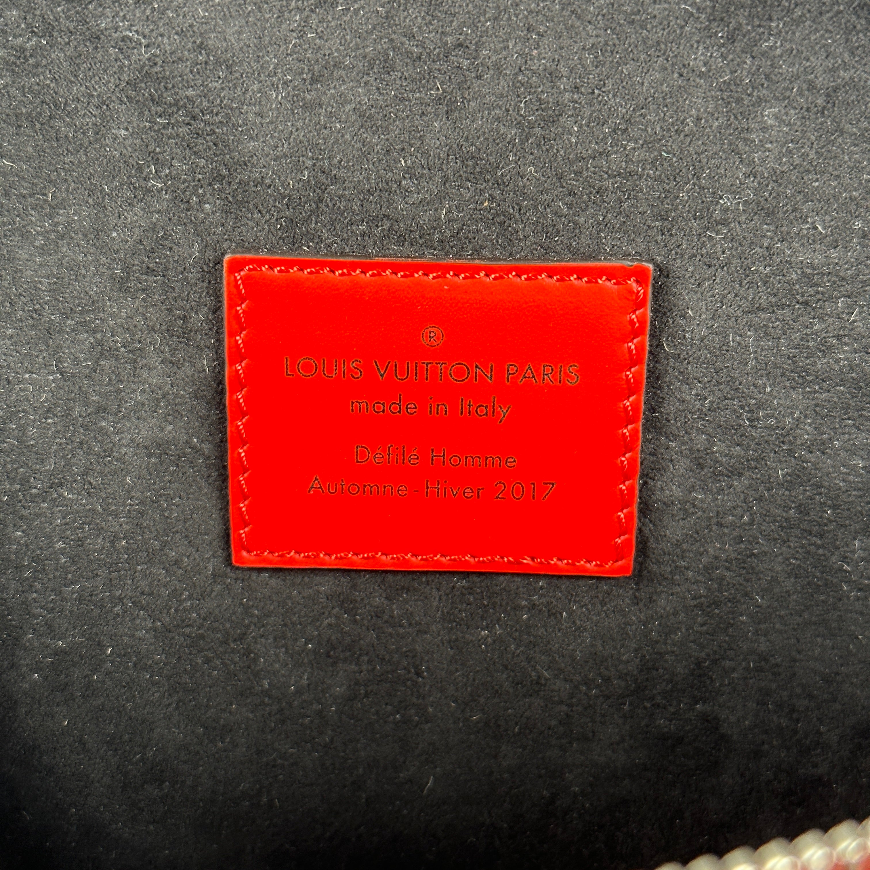 NTWRK - Louis Vuitton x Supreme Red Epi Bum Bag (NZ1197)
