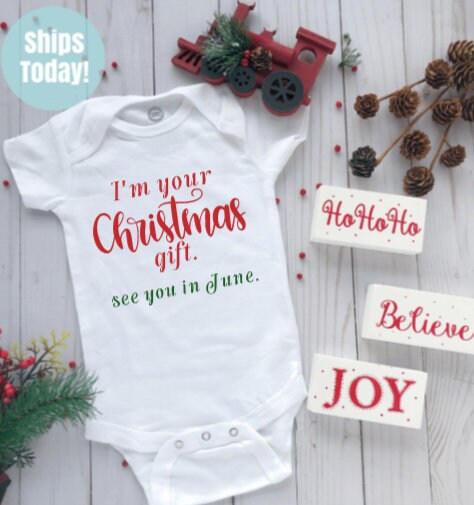 Answered Prayer Pregnancy Announcement Onesie – thestickyfactory