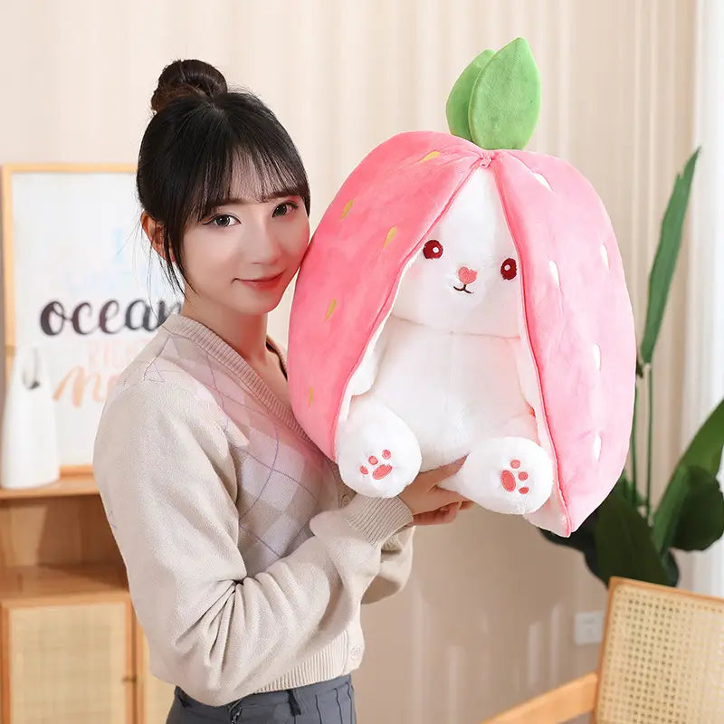 Kawaii Transformed Bunny Plush Toy