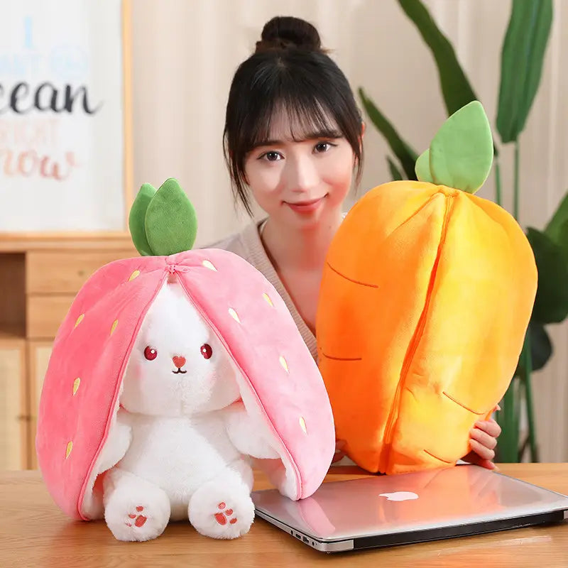 Kawaii Transformed Bunny Plush Toy