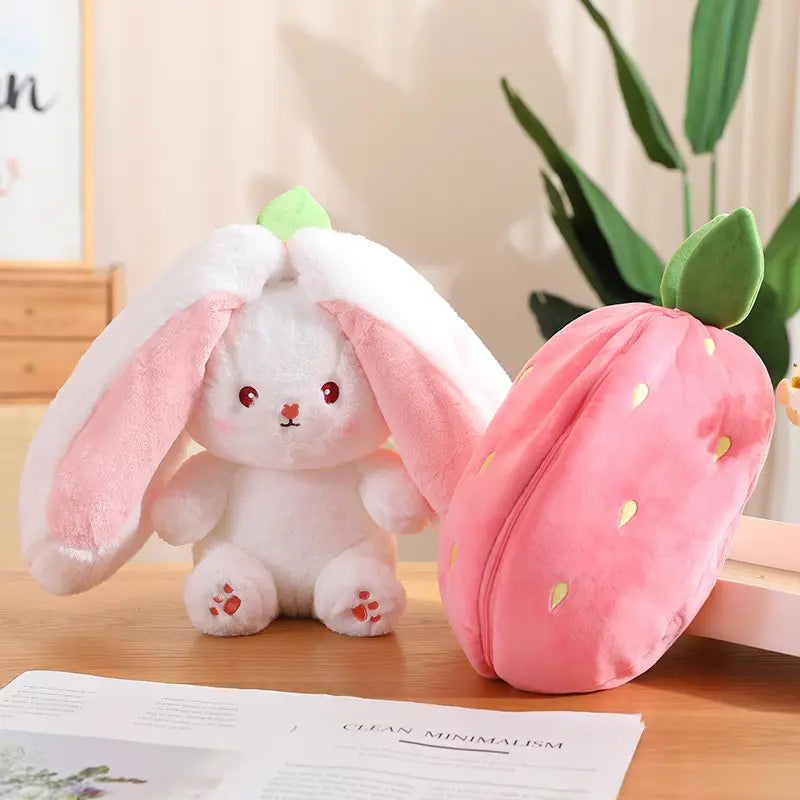 Kawaii Transformed Bunny Plush Toy