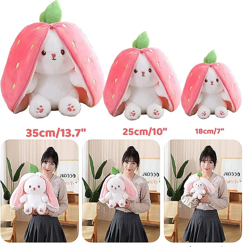 Kawaii Transformed Bunny Plush Toy