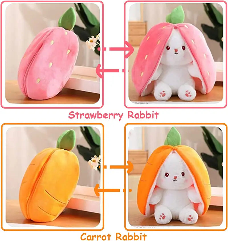 Kawaii Transformed Bunny Plush Toy