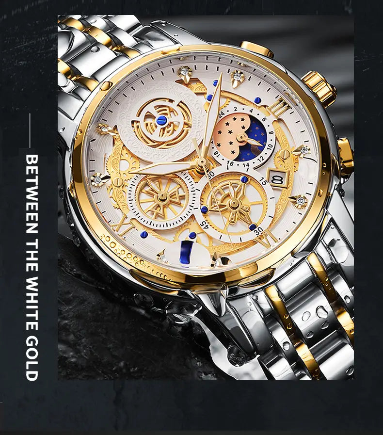 Luxury Sports Chronograph Quartz Men’s Watch