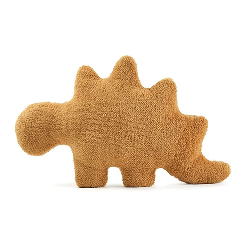 Dinosaur Plush Toy with Chicken Block Design