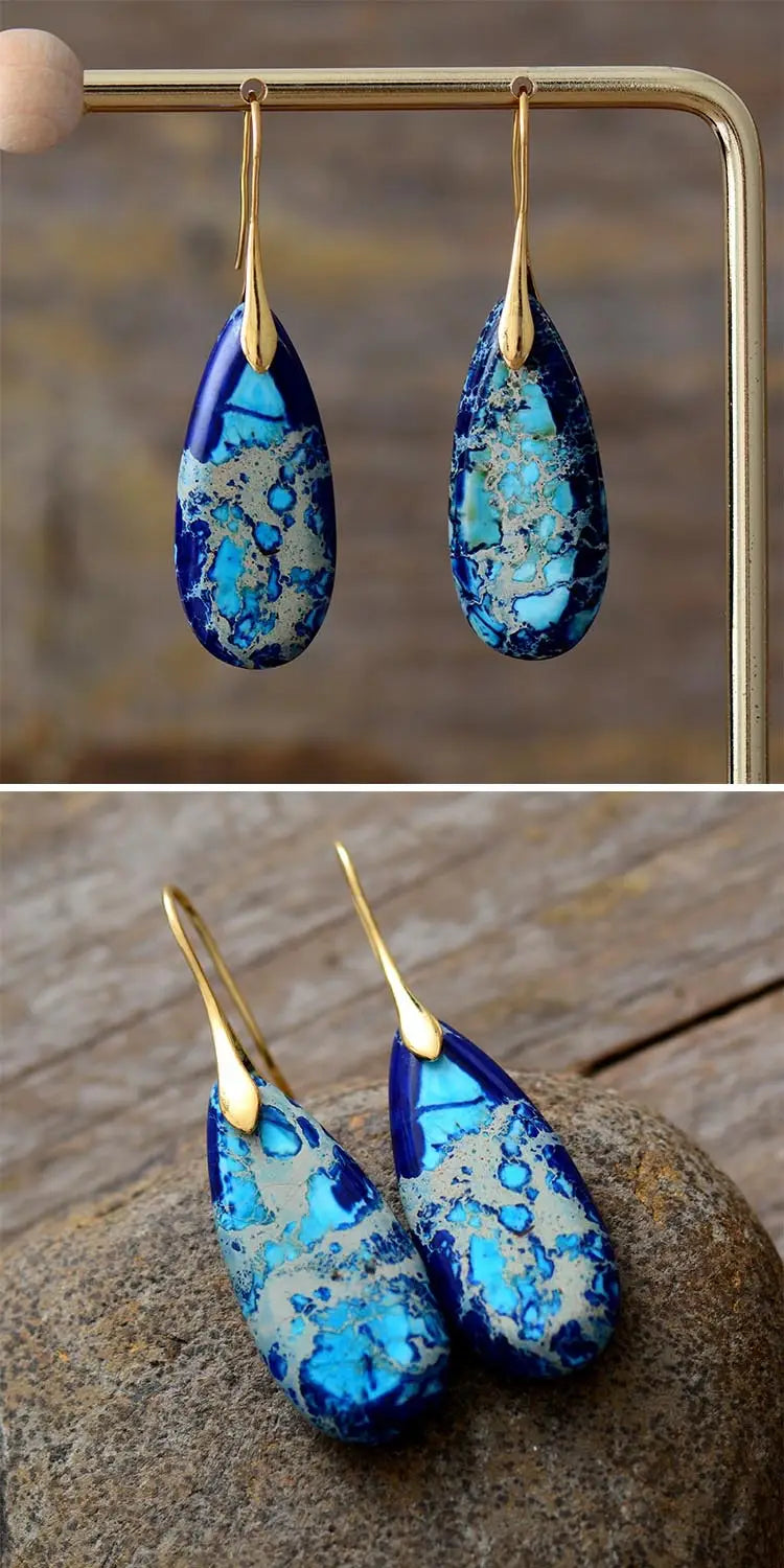 Bohemian Water Drop Earrings