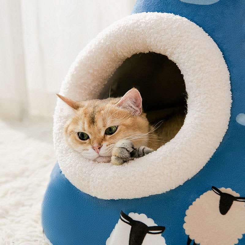 Triangle Yurt Cat Litter House