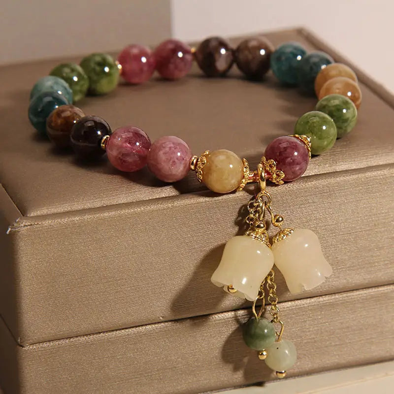 Lily Tourmaline Pendant Bracelet