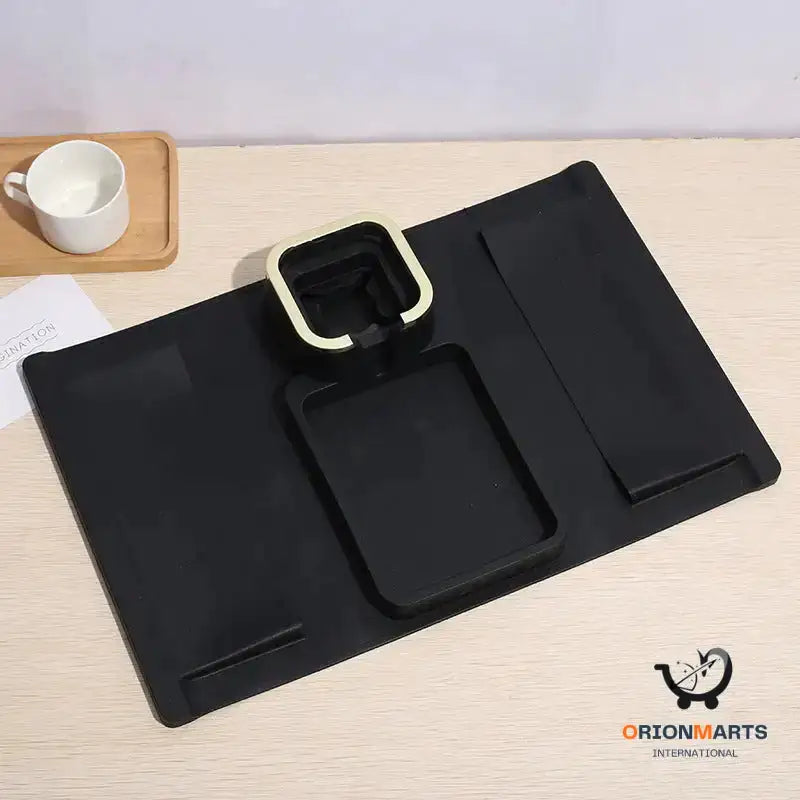 Lazy Sofa Armrest Silicone Coaster