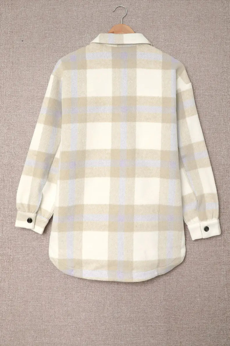 Plaid Padded Long Sleeve Shirt