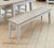 Signature Grey 4-Seater Dining Bench