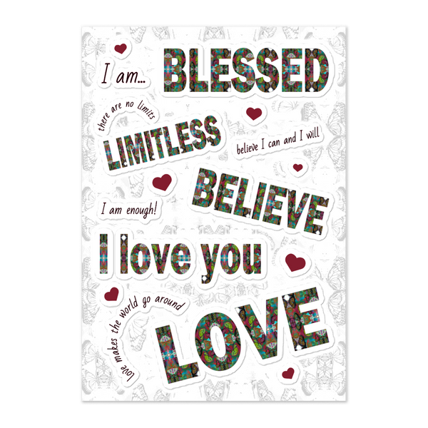 LOVE Eternal Sticker Sheet