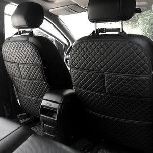 Universal Car Backseat Anti-Kick Protector With Organizer Pockets - all 4 home