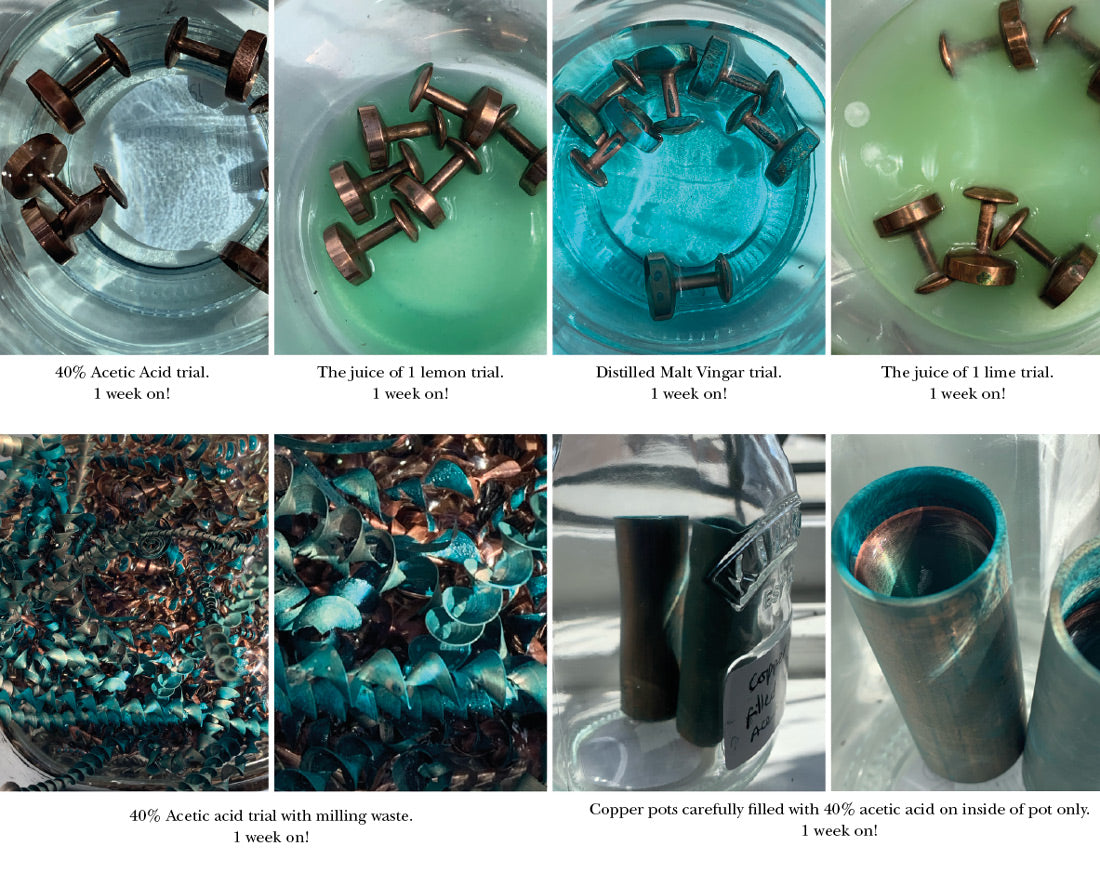 Alice Made This | AMT Lab | Copper | Jewellery | Experiments | Circular Economy | Oxidation