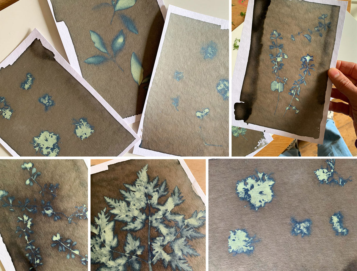 Alice Made This | Make-it meaningful | Cyanotypes | Process