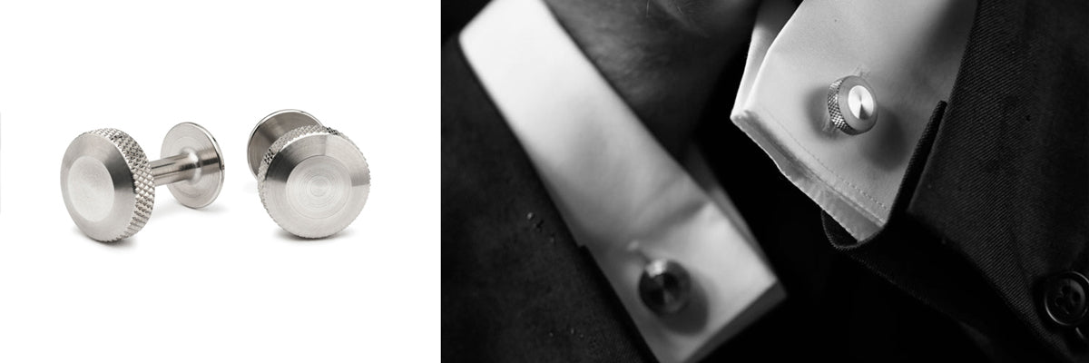 top gifts for men | steel cufflinks