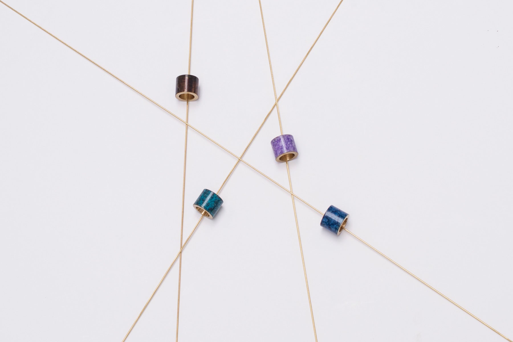 colourful patina necklaces | Alice Made This