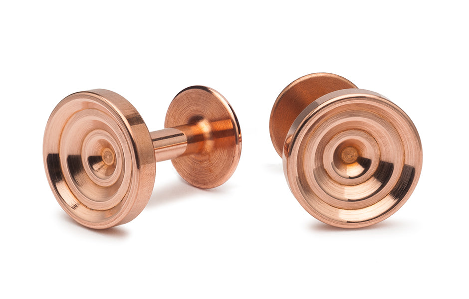 Copper cufflinks | Rich copper cufflinks | Alice Made This