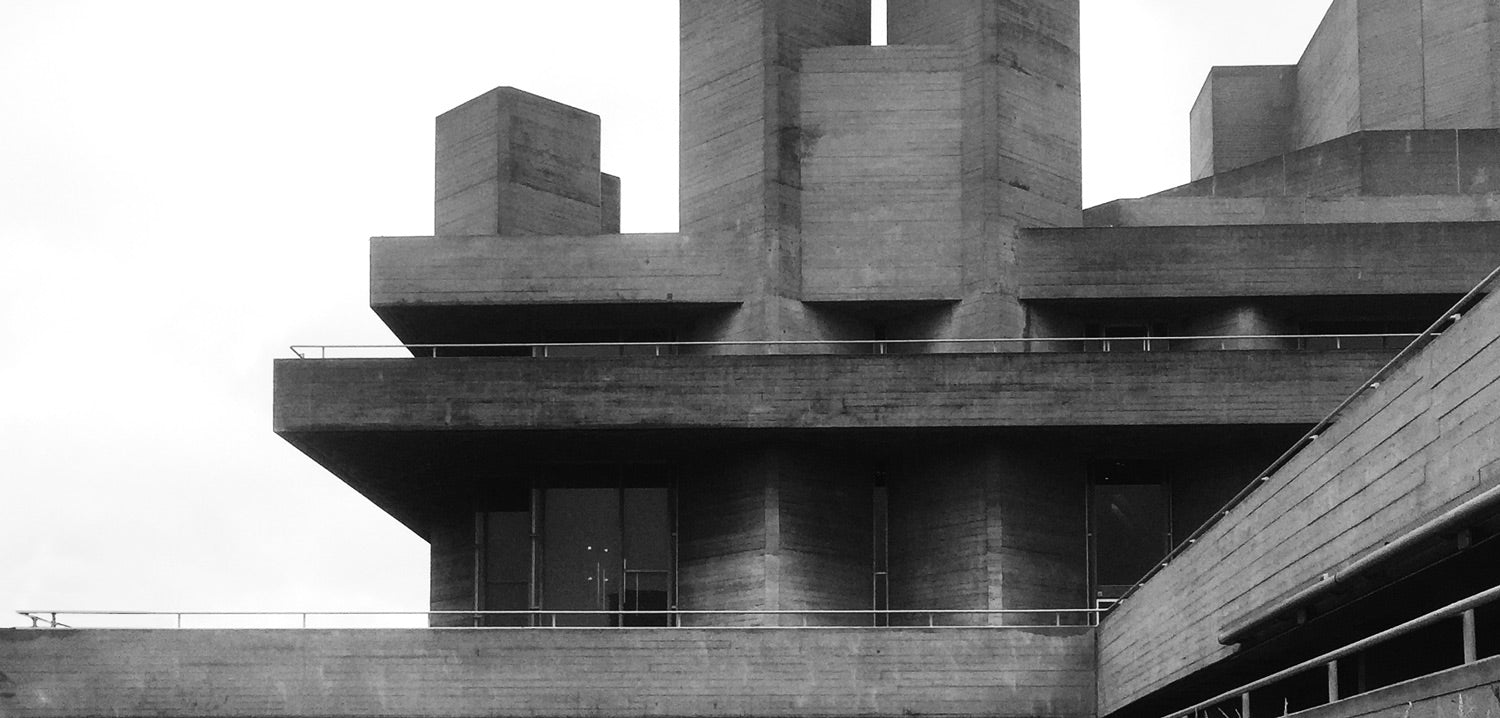 inspiration | national theatre | brutalism