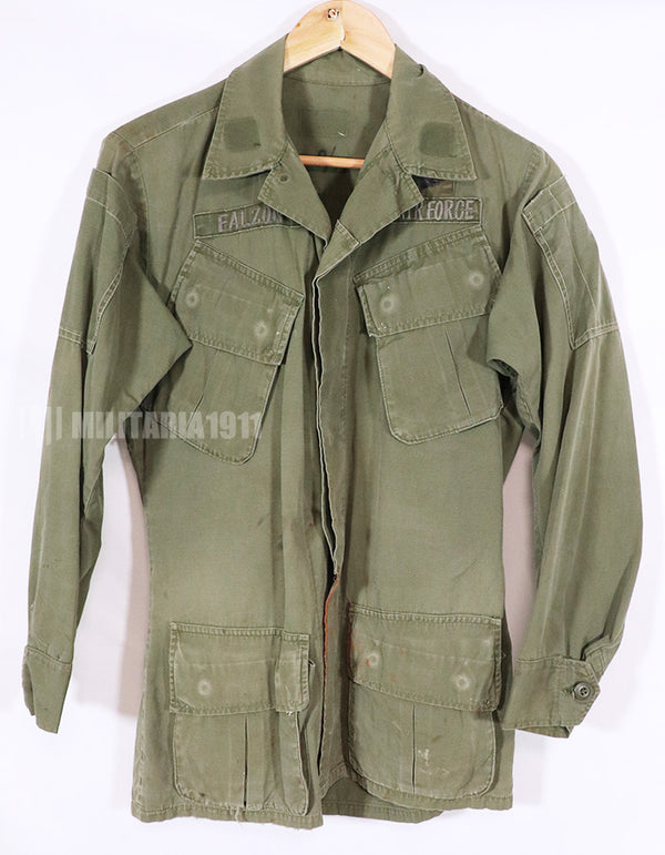 Real 1969 3rd Model Jungle Fatigue Jacket with USAF patch, very well u