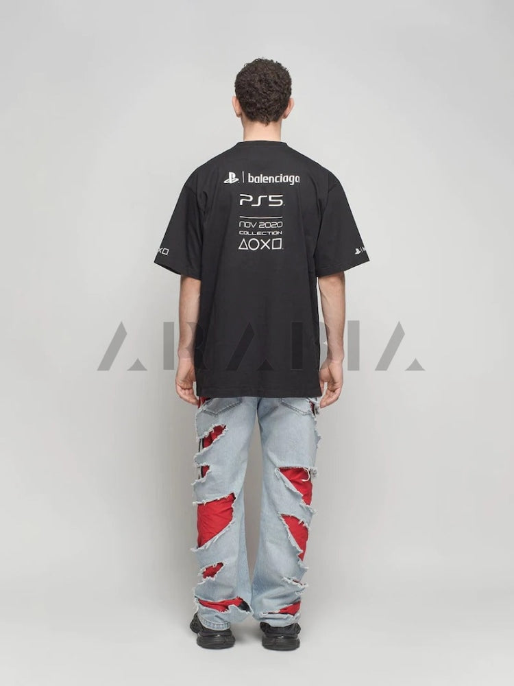 BALENCIAGA PLAYSTATION™ BOXY Tシャツ smk-koperasi.sch.id