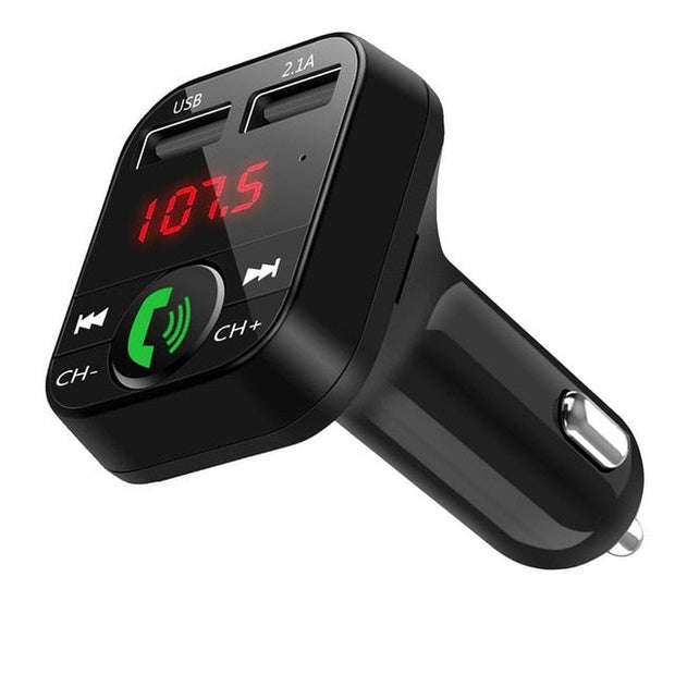 Dropship Bluetooth Wireless Car FM Transmitter AUX Stereo Receiver Adapter  2 USB Charger to Sell Online at a Lower Price