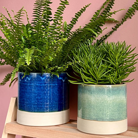 Handmade ceramic plant pots