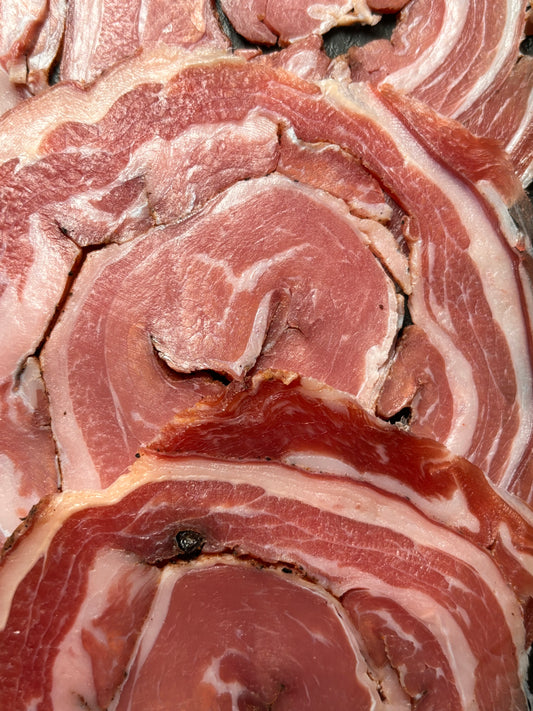 Pancetta de de veau halal