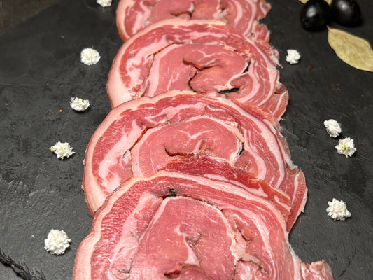 Pancetta de de veau halal