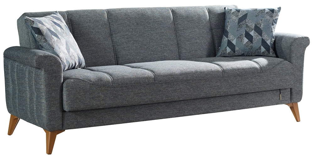 Royce Convertible Livingroom (1 Sofa & 2 Chair) Antrasit