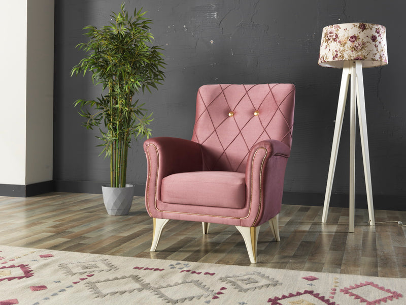 dusty rose recliner