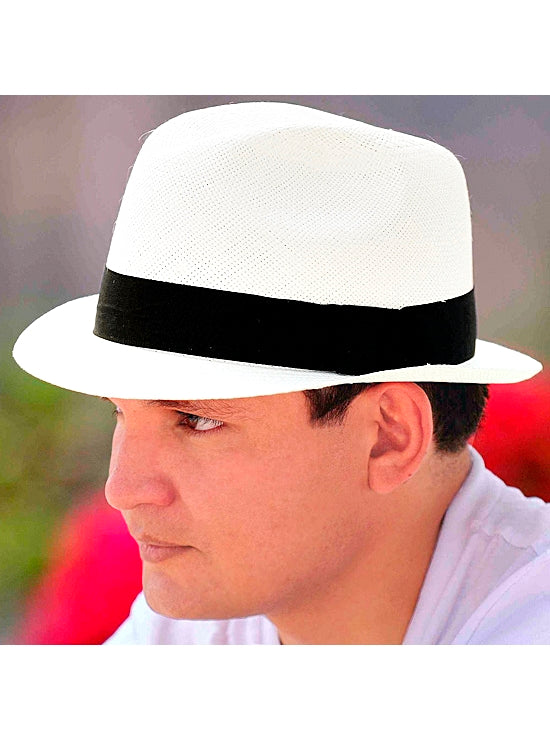 Gamboa Panama Hat. White Panama Hat Men- Borsalino Hat