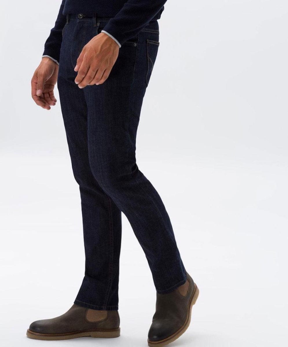 offer Forfærdeligt Hobart Mens Brax Cooper Denim Jeans in Dark Denim - Oxford Shirt Co.