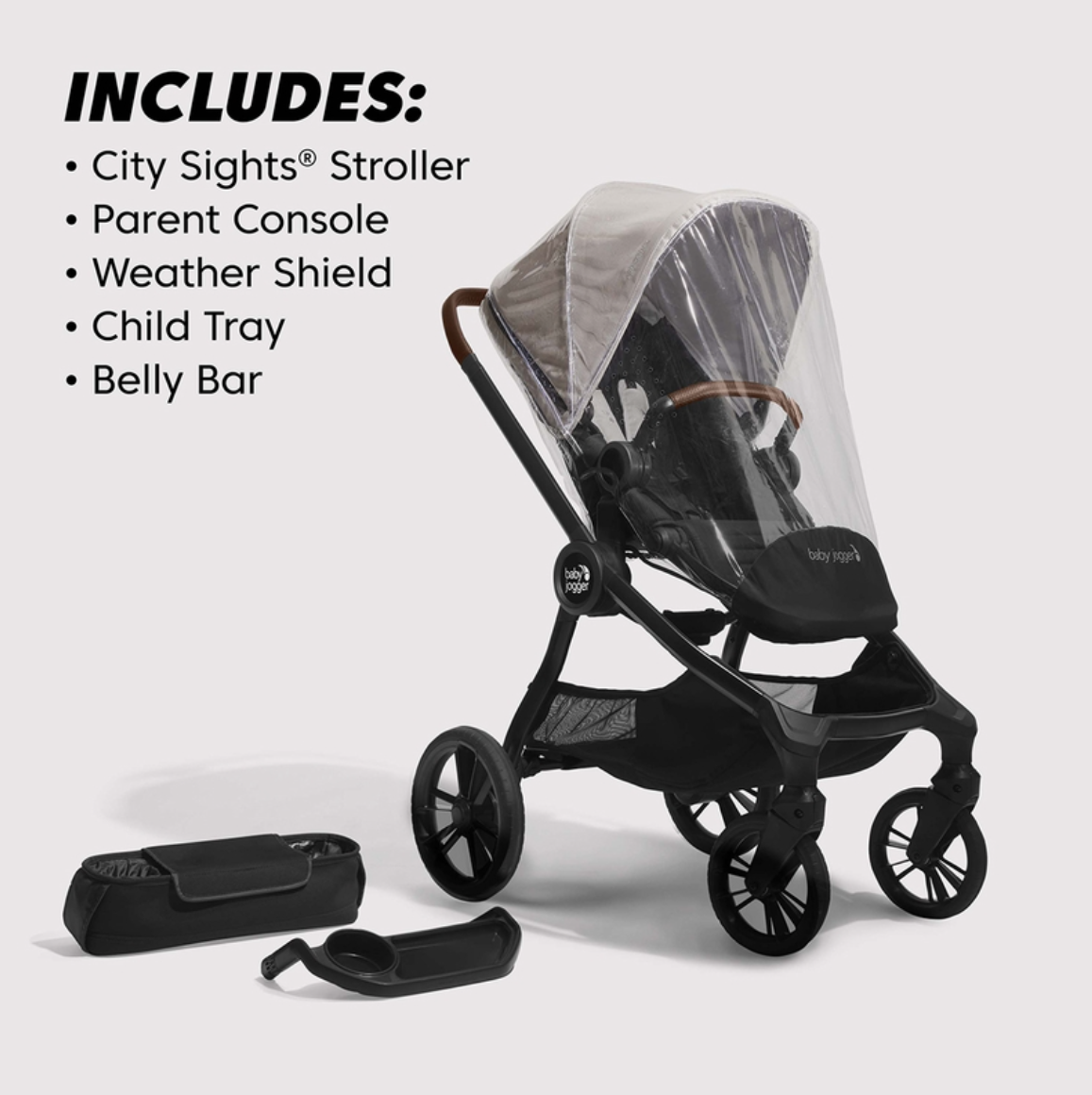Baby Jogger City Sights Stroller All-In-One – Mickey Roo Maternity & Nursery