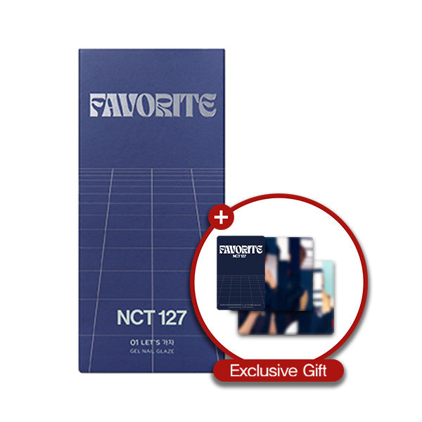 NCT 127 FAVORITE'S GEL NAIL GLAZE (NCT127 photocards included)