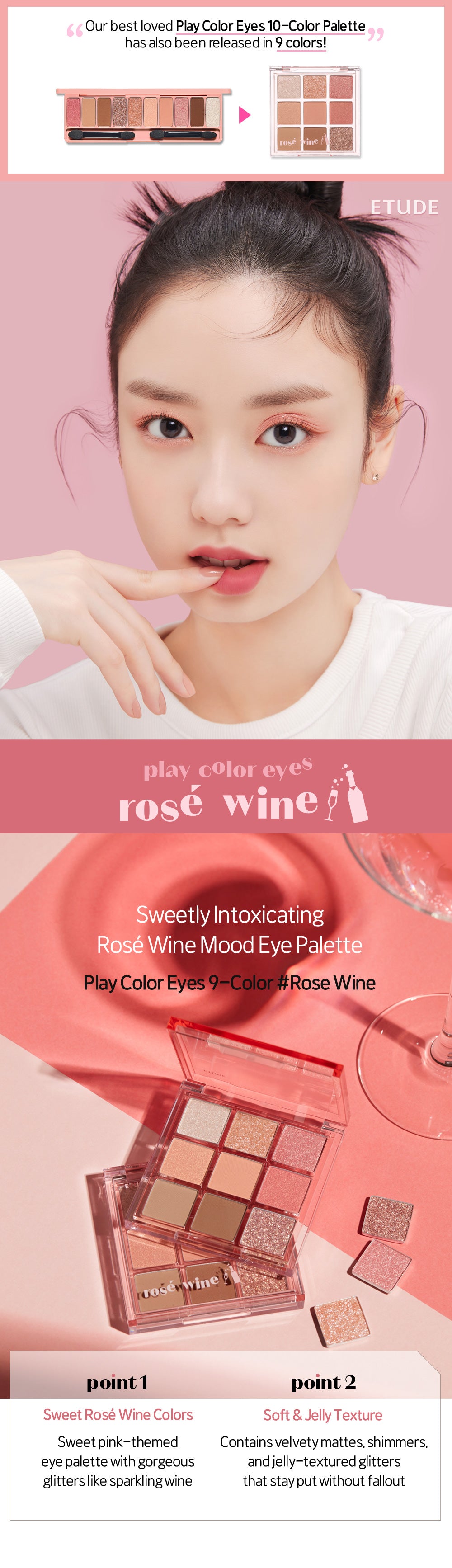 Play Color Eyes 9-Color #rosewine
