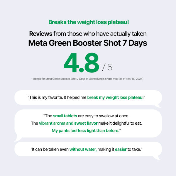 Meta Green Booster shot 7days