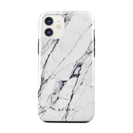 Sneeuwwitje Plaats privaat Satin White - Wit Marmer iPhone 11 Hoesje | BURGA