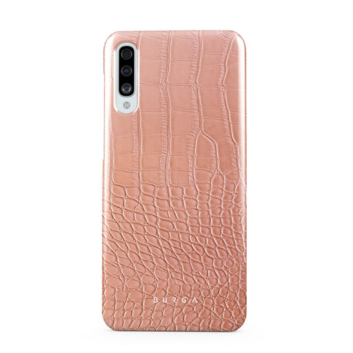 verdwijnen leer vastleggen Pink Croco - Krokodillenhuid Samsung Galaxy A50 Hoesje | BURGA