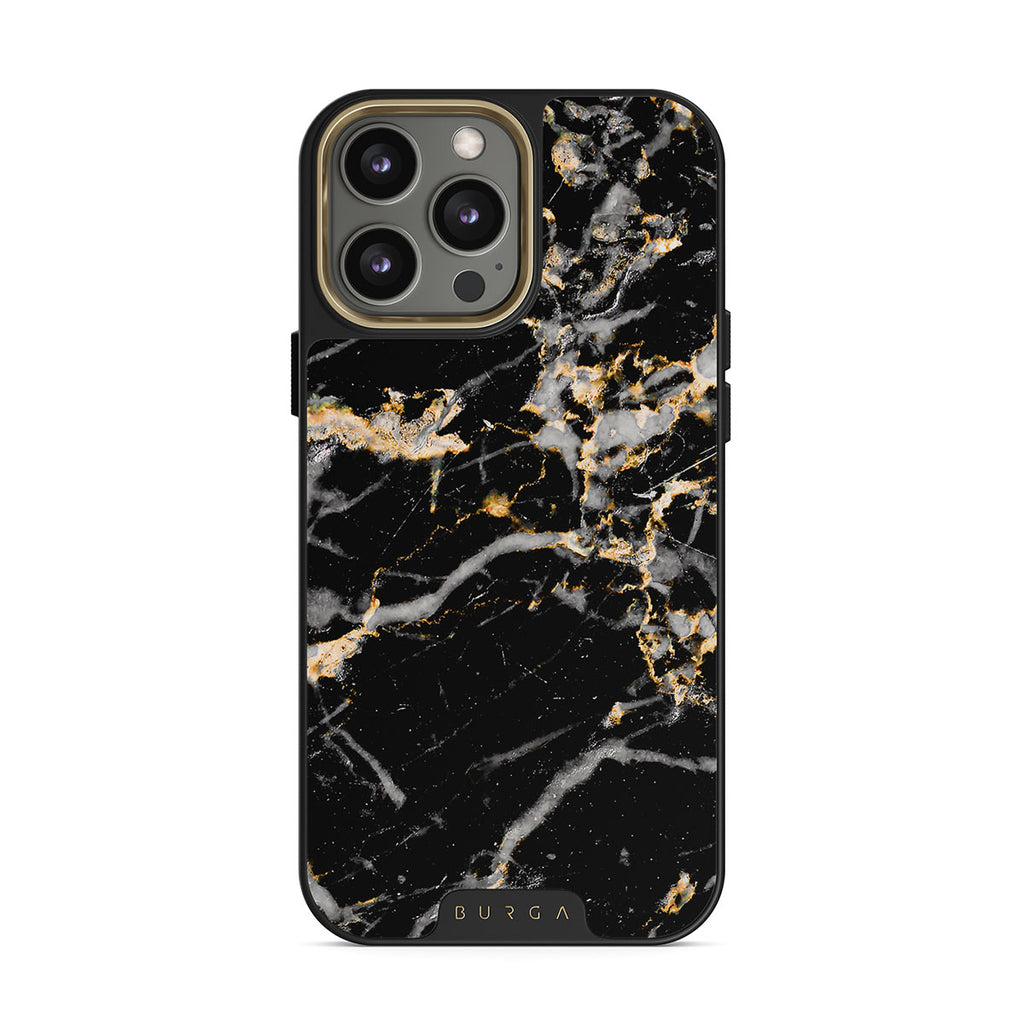 Make A - Goud Marmer iPhone 14 Pro Hoesje | BURGA