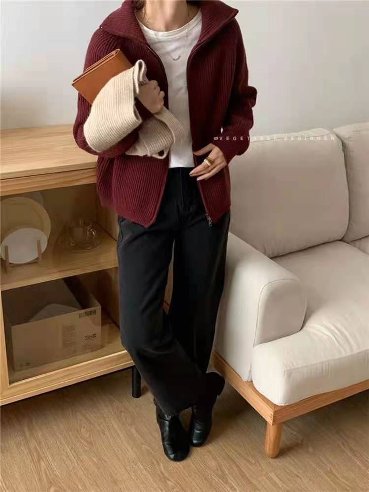 Turtleneck Thick Sweater - WOMONA.COM