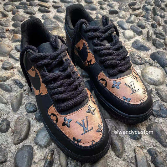 Nike Air Force 1 - LV Brown - Sneakers Custom Opplain