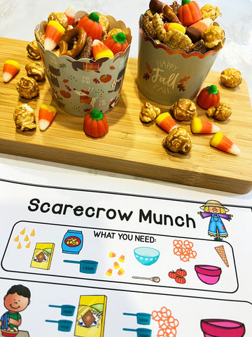 Scarecrow Munch Visual Recipe Cards