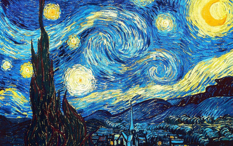 Starry Night painting by Vincent Van Gough