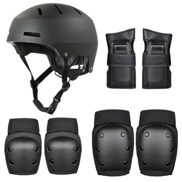 helmet knee elbow wrist pad set