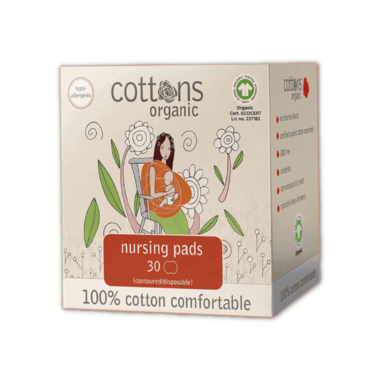 Cottons Maternity Sanitary Pads with Wings, Pack of 10, Heavy Flow