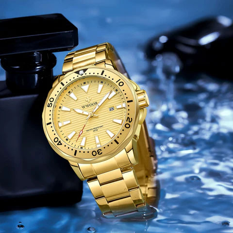 Golden watch