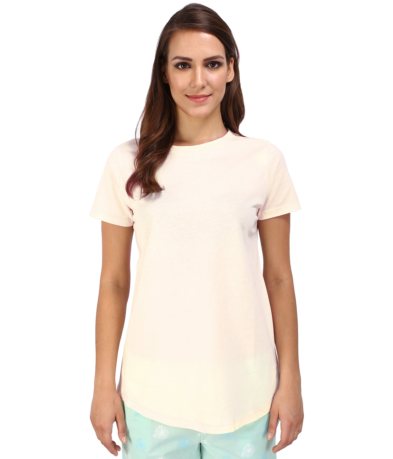 Womens Melange Coral T-Shirt